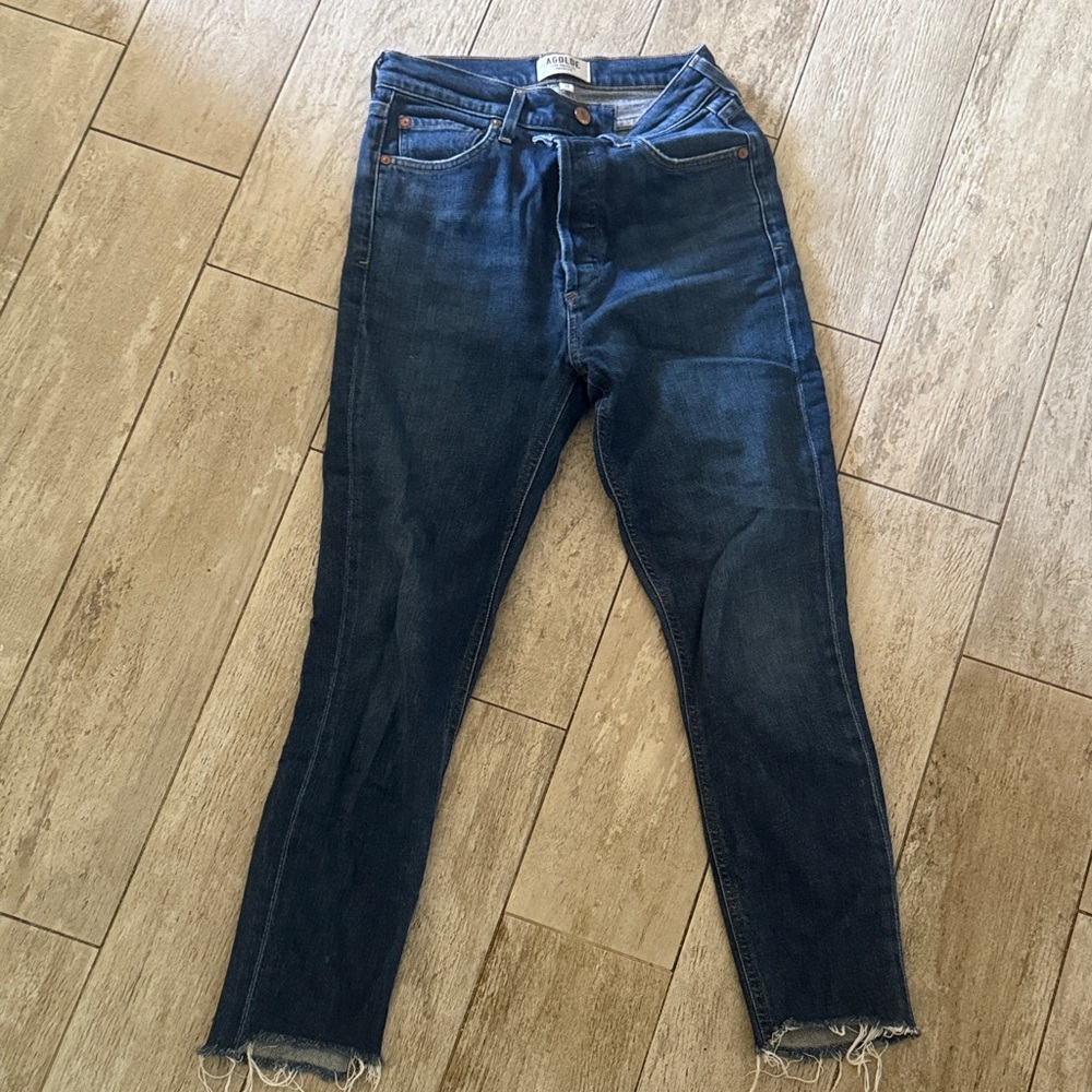 Agolde Midnight Blue Ankle Jeans